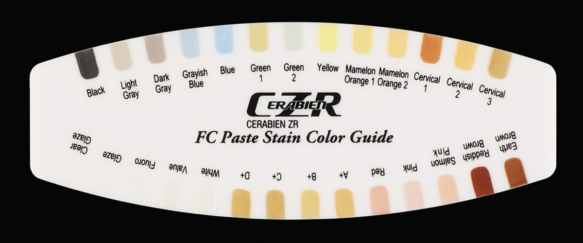 Easy, simple finishing of full contour crowns using FC Paste Stain 
