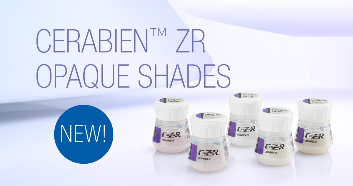 Optimising the base colour: “CERABIEN™ ZR” Shade Base line-up extended by five opaque shades