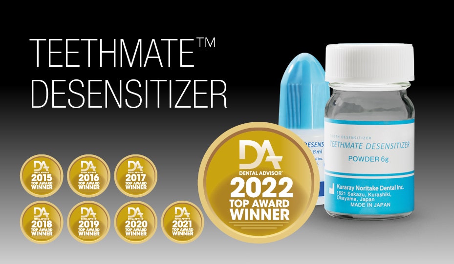TEETHMATE™ DESENSITIZER wins Dental Advisor’s Top Product Award for the eighth time in a row