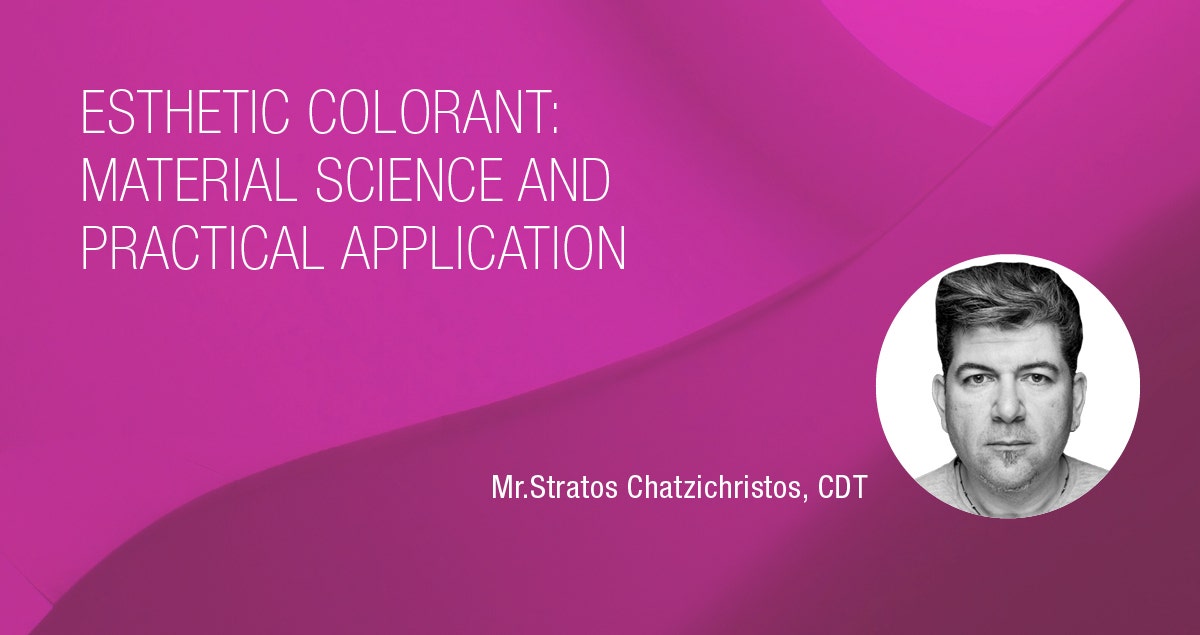 Stratos Chatzichristos CDT on Just color: Esthetic Colorant for KATANA Zirconia
