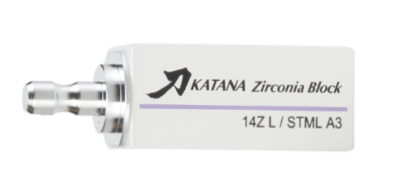 KATANA Zirconia Block for Bridge 14mm L - packed 2 pieces