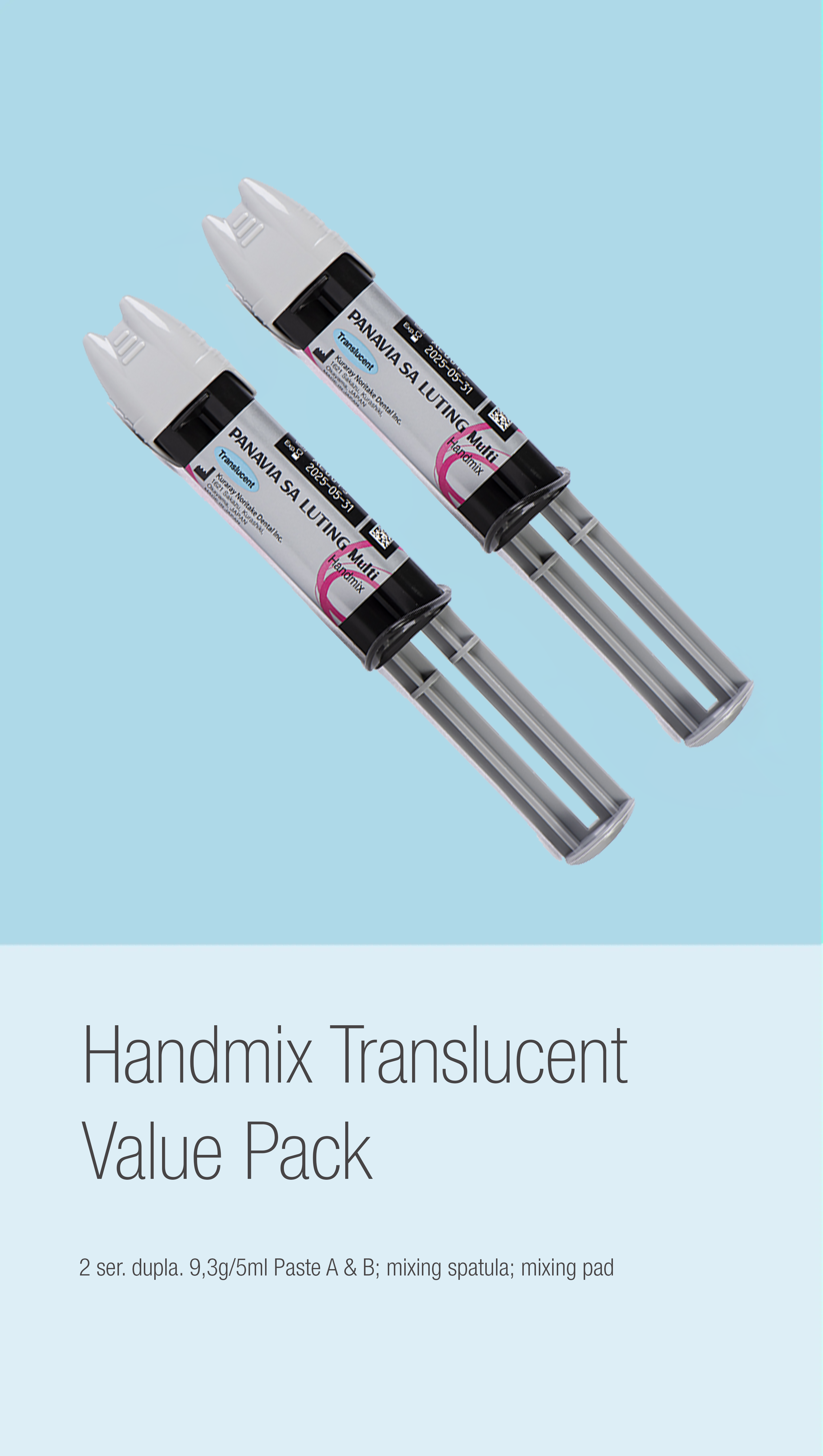 Pacote de valor Handmix Translucent