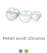 Metalli ossidi (Zirconia)