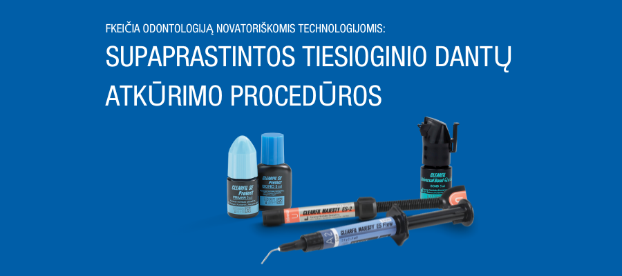 Supaprastintos tiesioginio dantų atkūrimo procedūros